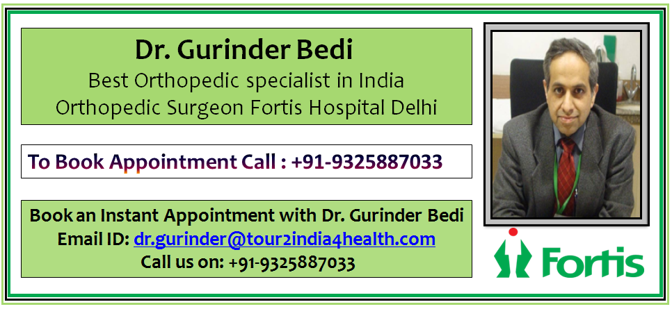 Best Orthopedic surgeon Dr. Gurinder Bedi