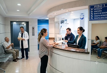 Premium Modern Clinic Facility Lobby