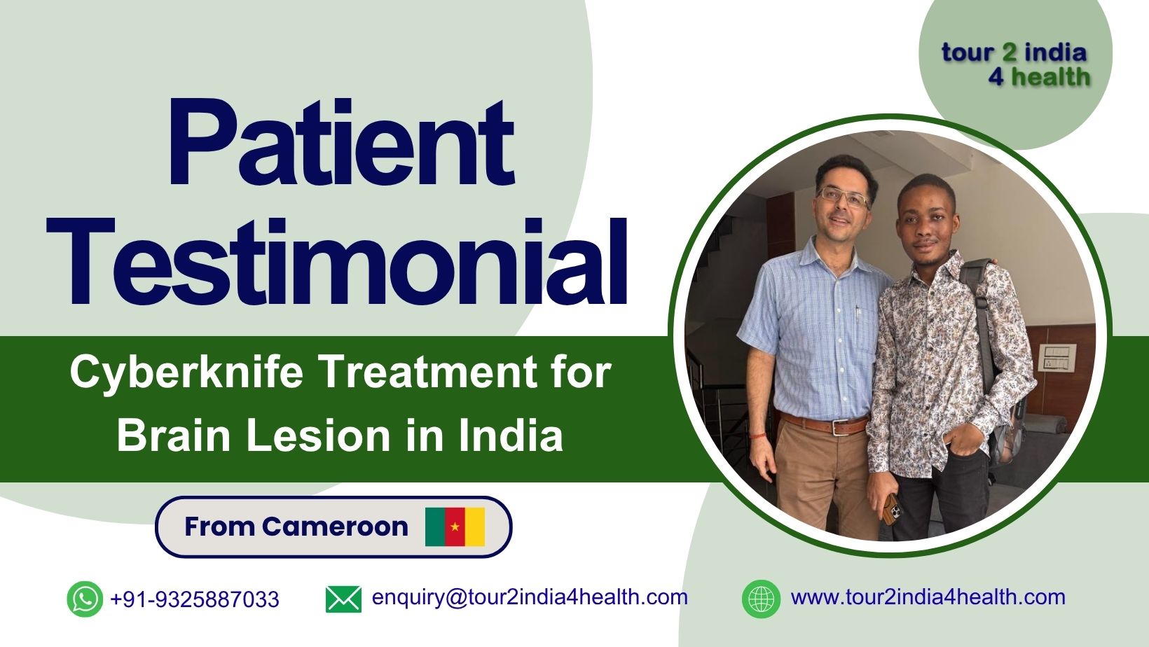 Cameroon Patient Beats Brain Lesions with CyberKnife Treatment