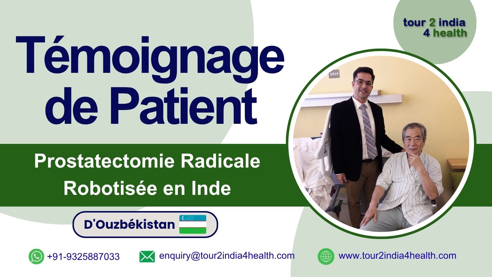 uzbekistan patient undergoes robotic radical prostatectomy indi