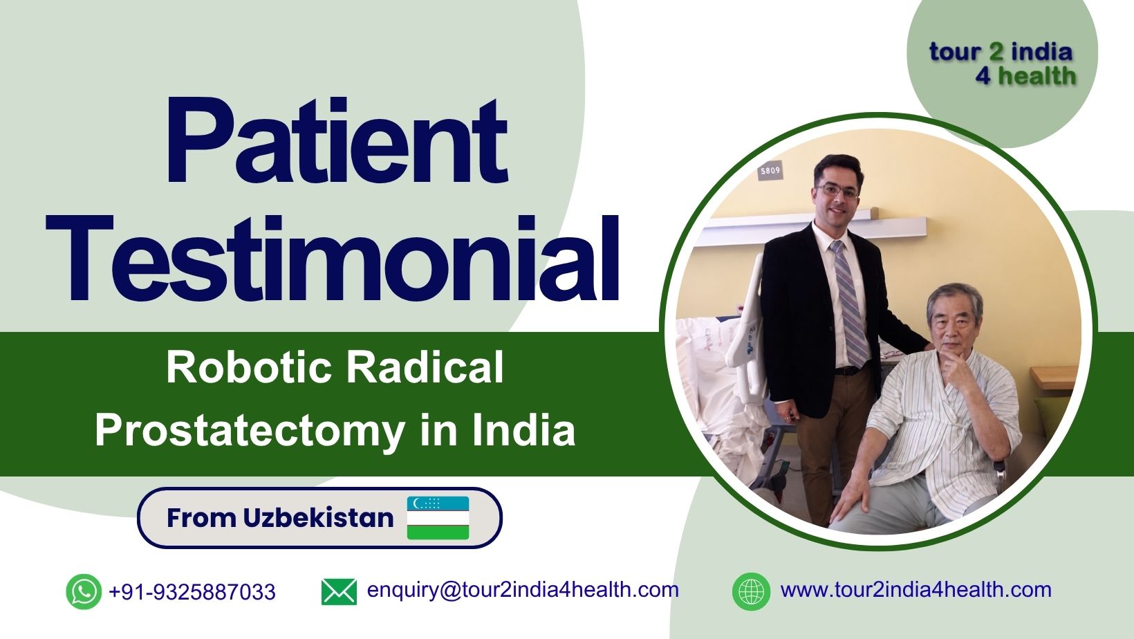 uzbekistan patient undergoes robotic radical prostatectomy indi